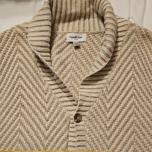 Goodfellow & Co Men's Tan Cardigan Sweater